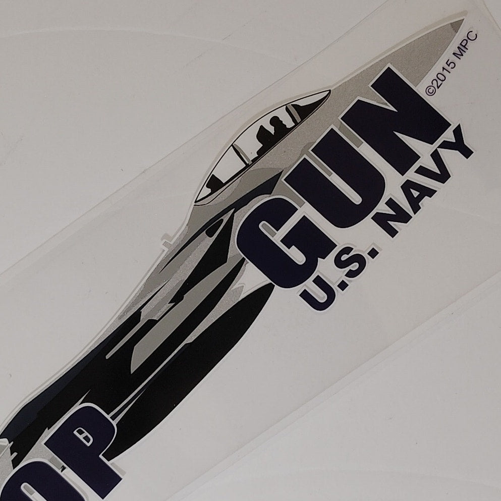Mitchell Proffitt U.S. Navy Top Gun Decal – 8" x 3" Jet Graphic – Made in USA