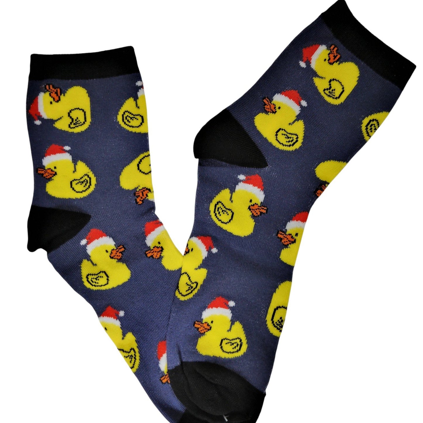 Adult Holiday Crew Socks, 4 Pairs, 4 Various Designs, One Size Fits Most Adults