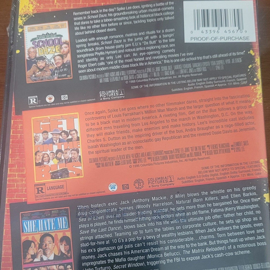 Da Spike Lee 3 Joint Film DVD  Do the Right Thing, School Daze, Mo’ Better Blues