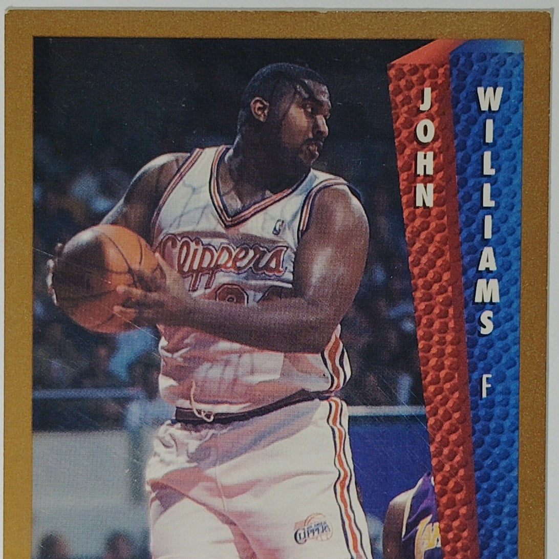 1992–93 Fleer John Williams #360 – Los Angeles Clippers – Forward NBA Card