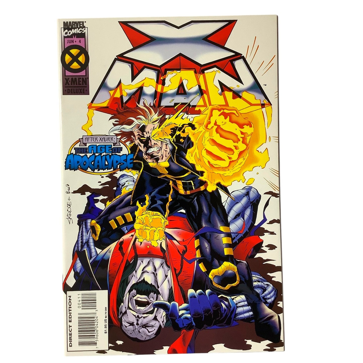 Marvel Comic's X-Man Deluxe #4 Age of Apocalypse: Part 4 of 4, Jun 1995, NM+ 9.6