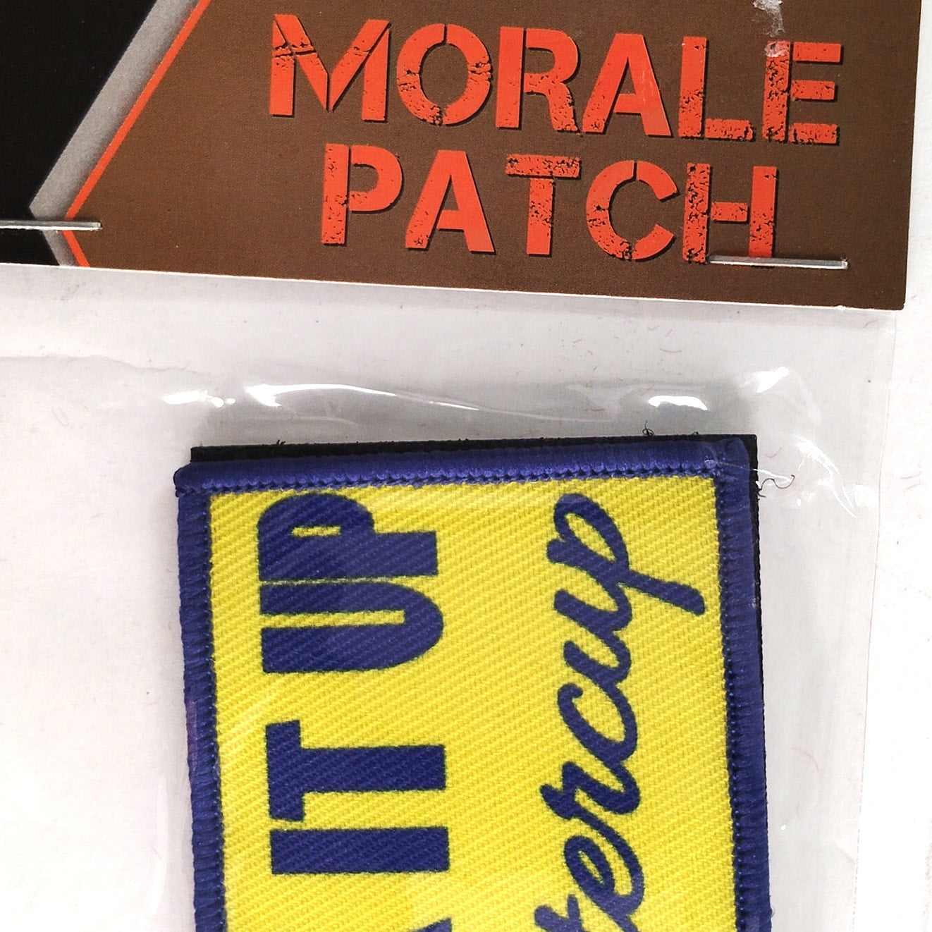 Red Rock Suck It Up Buttercup Morale Patch Novelty 3" × 2" Hook Back #97‑060