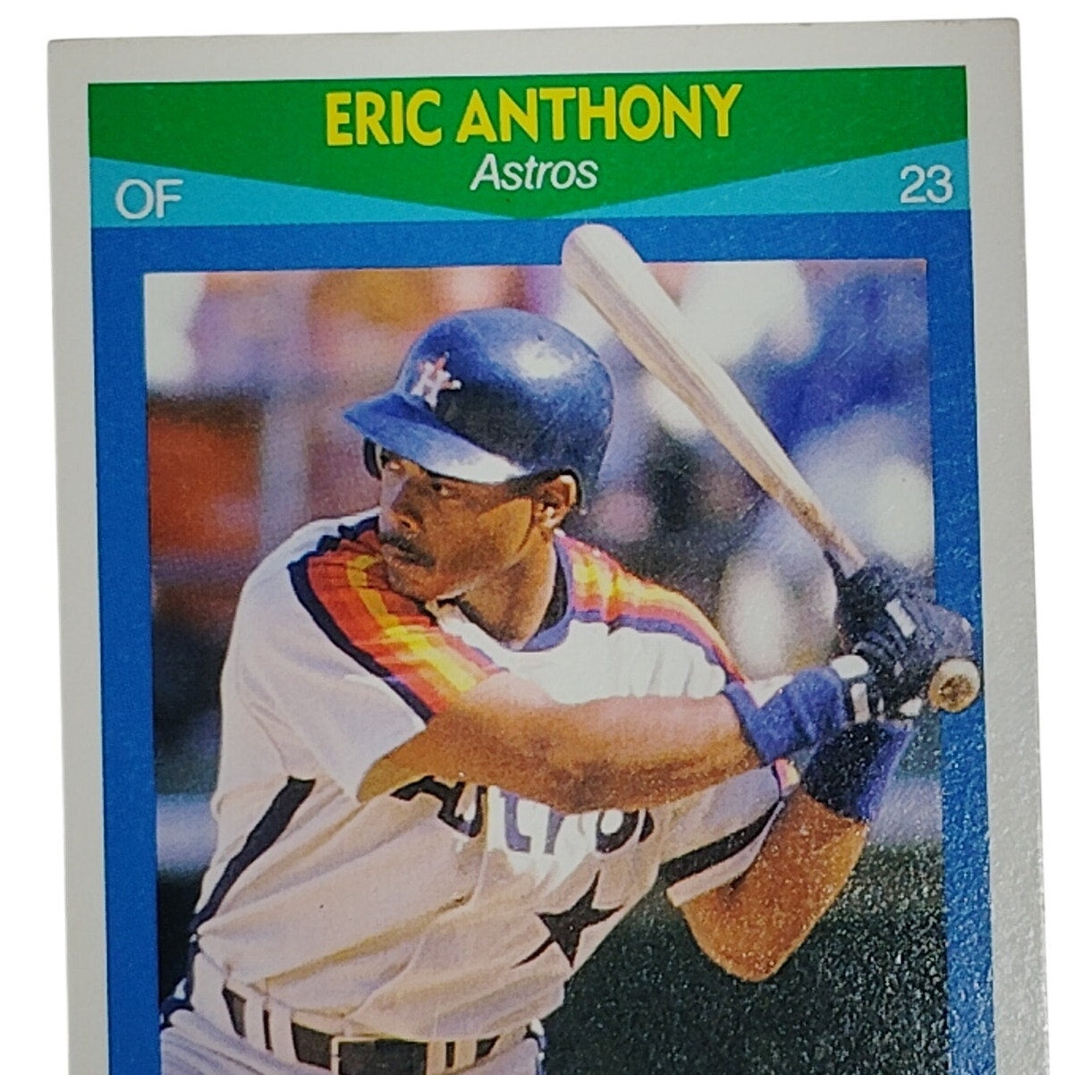 1990 Score Rising Stars Eric Anthony Card #45 Houston Astros OF VG/EX