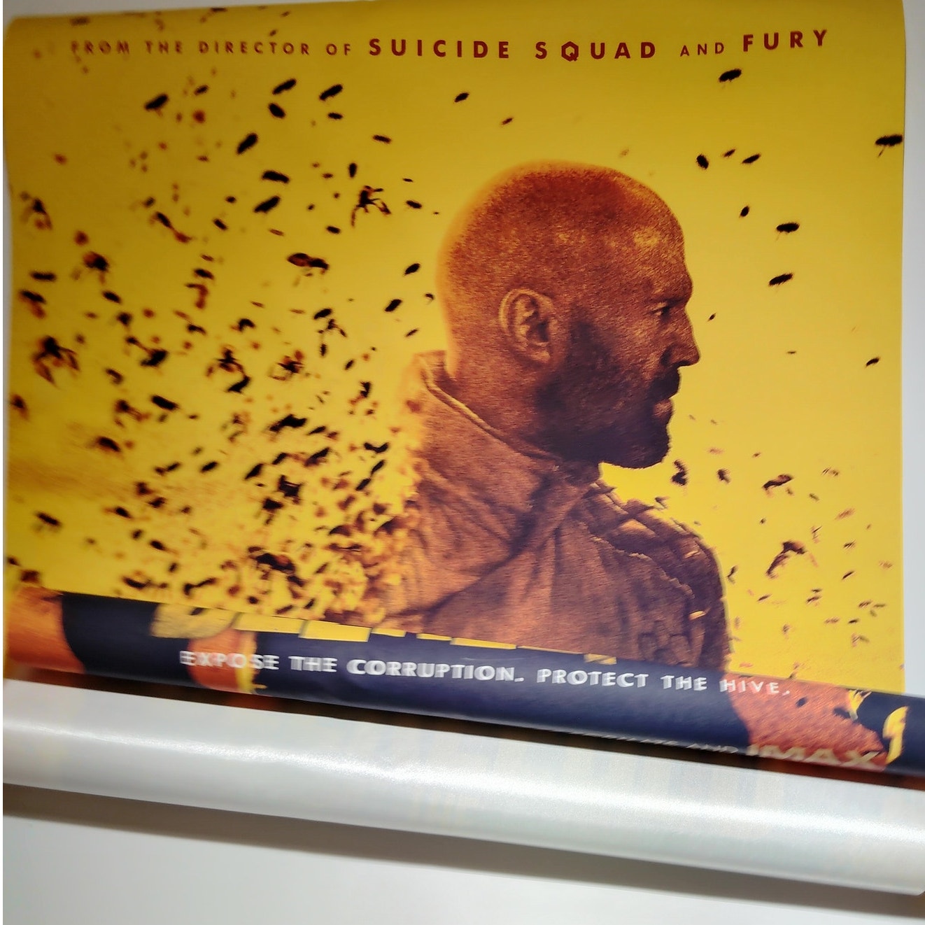 The Beekeeper Movie Canvas Poster 16x24 Action Wall Art Print Unframed