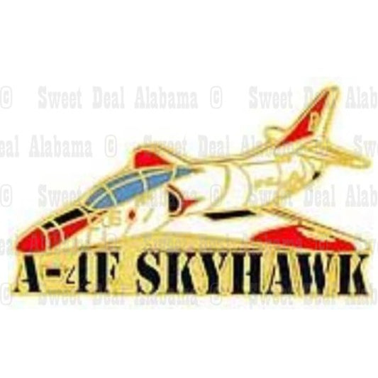 Naval A-4F Skyhawk Airplane Metal Hat, Lapel Collectors Pin 1-1/2"W x 7/8"H