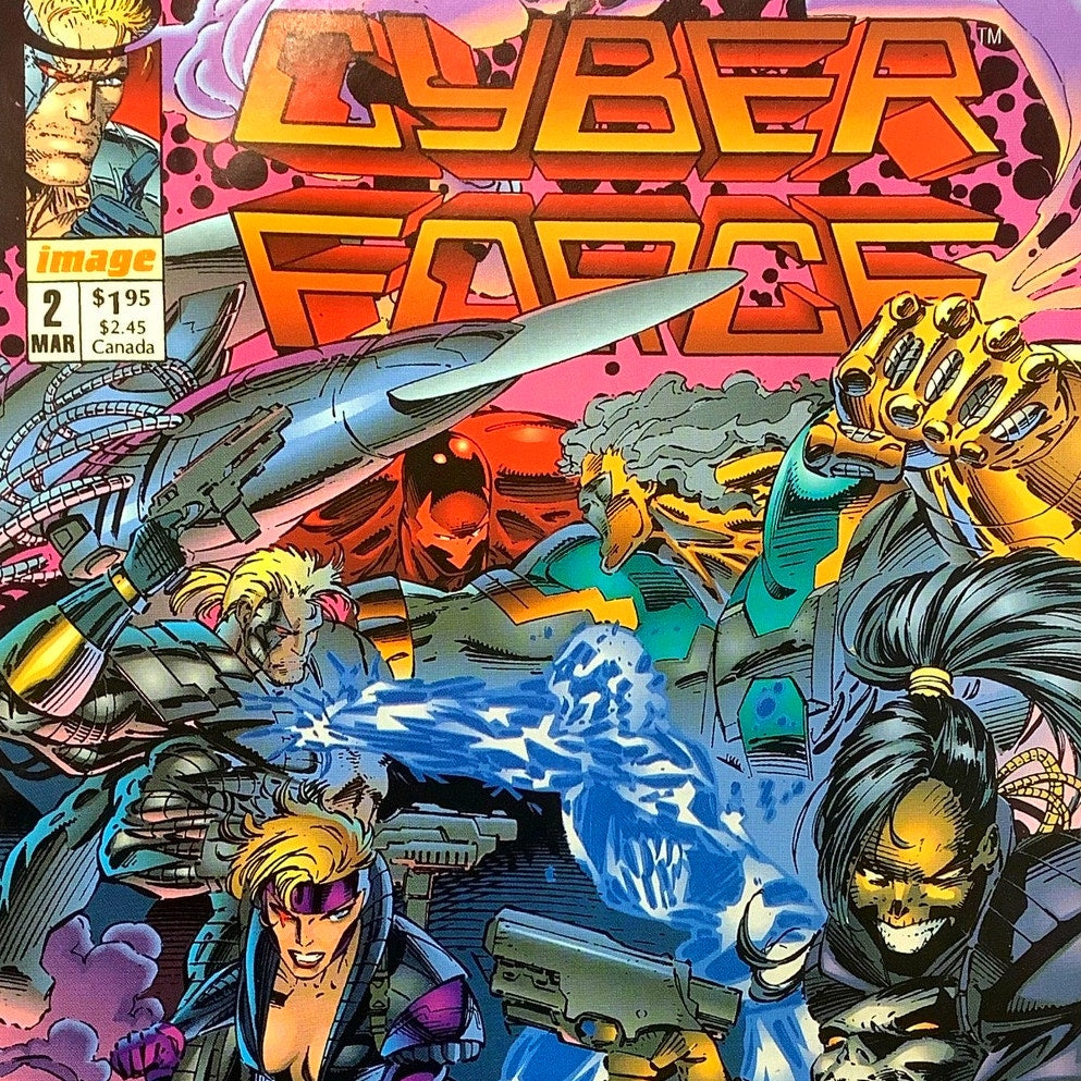 Cyberforce #2, Tin Men of War Part 2, Mar 1993, NM 9.4, Image Comics