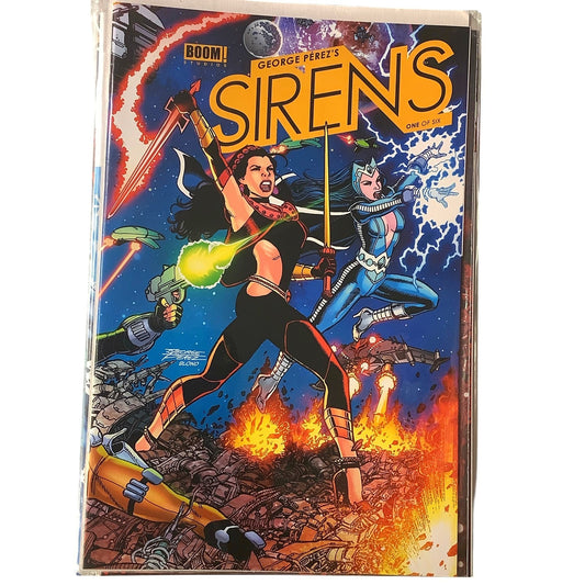 George Perez's Sirens #1, Sept 2014, Boom! Comics, NM 9.4