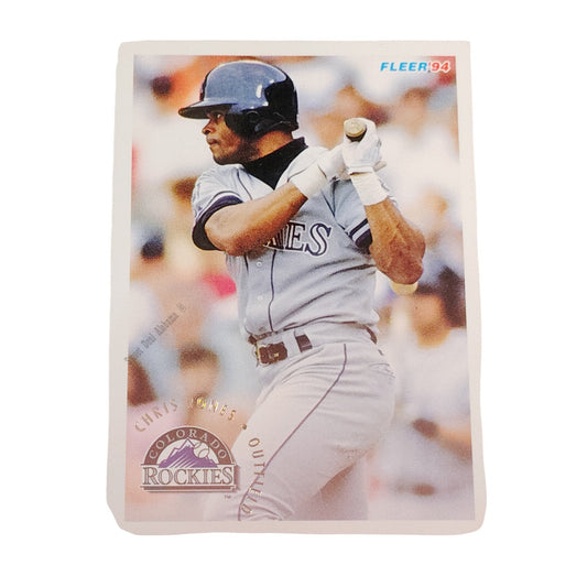 Chris Jones, Colorado Rockies, #445, 1994 Fleer Baseball Collector's Card