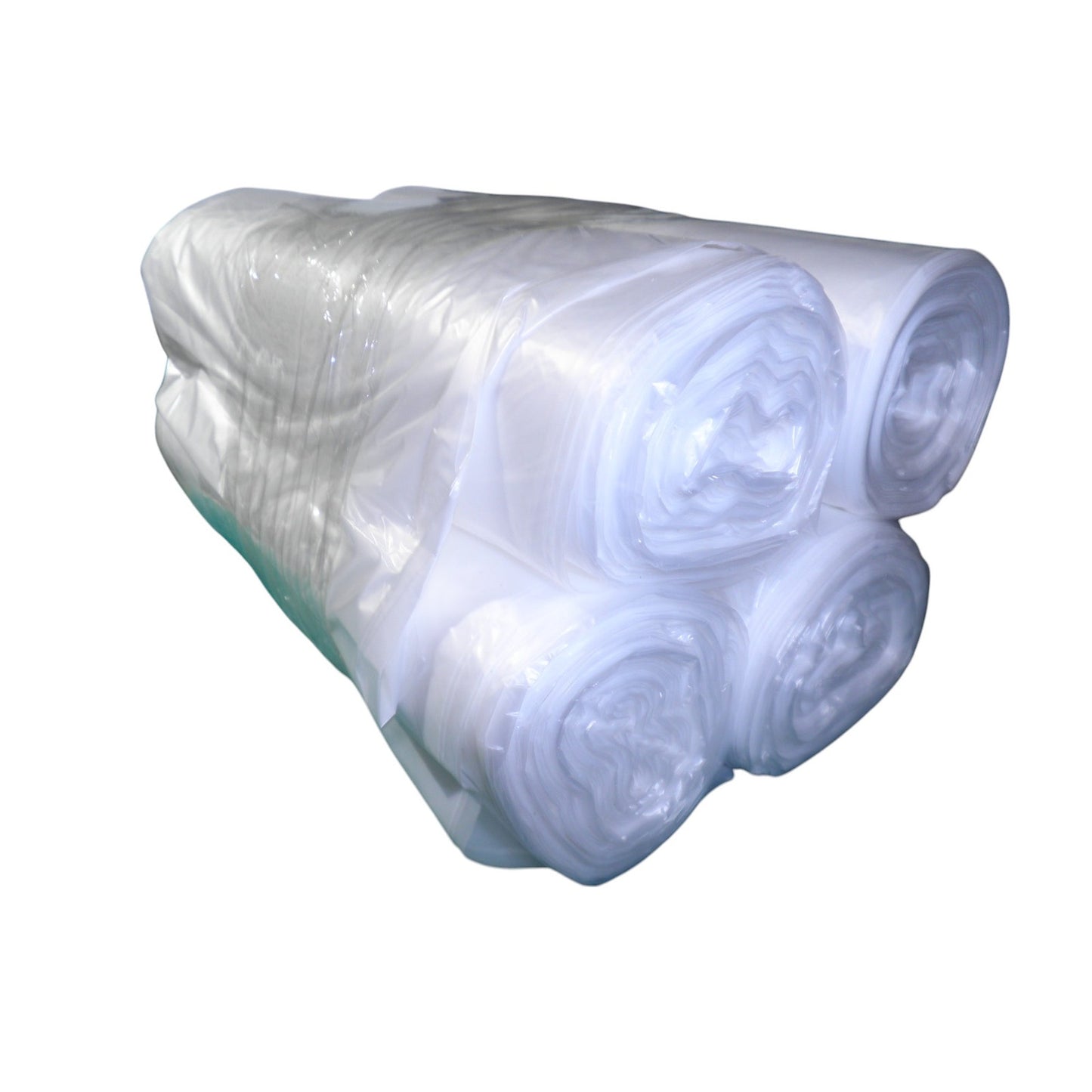 100 High-Density Can Liners, 45 gal, 11 mic, 40" x 46", Perforated Roll