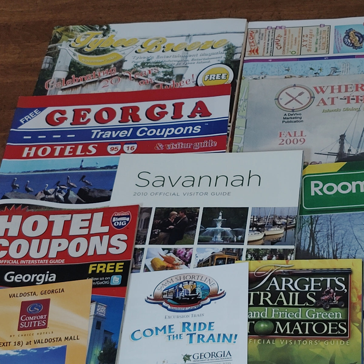2009 St. Marys Georgia Travel Ephemera Lot - Vintage Pamphlets & Brochures