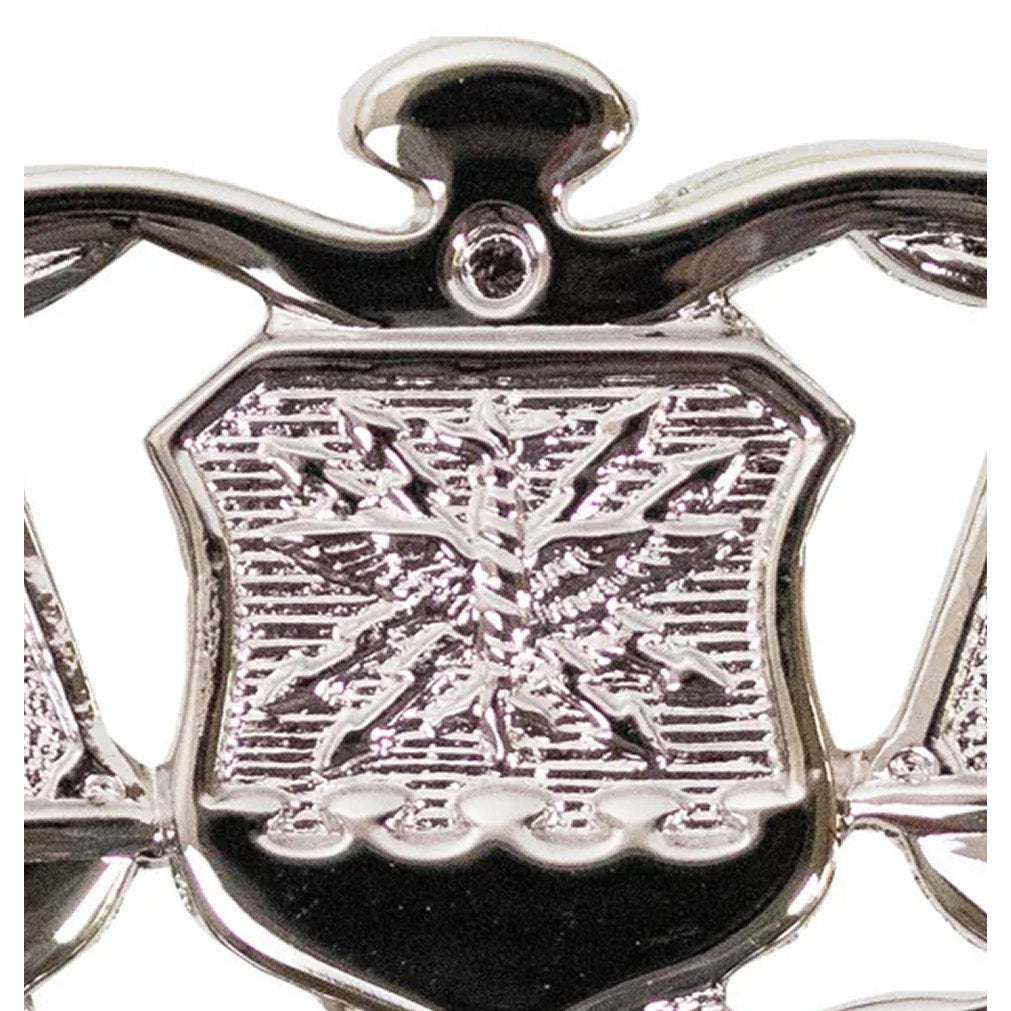 U.S. Air Force JAG Corps Novelty Hat Lapel Pin Silver Tone 1‑1/8" × 3/4"