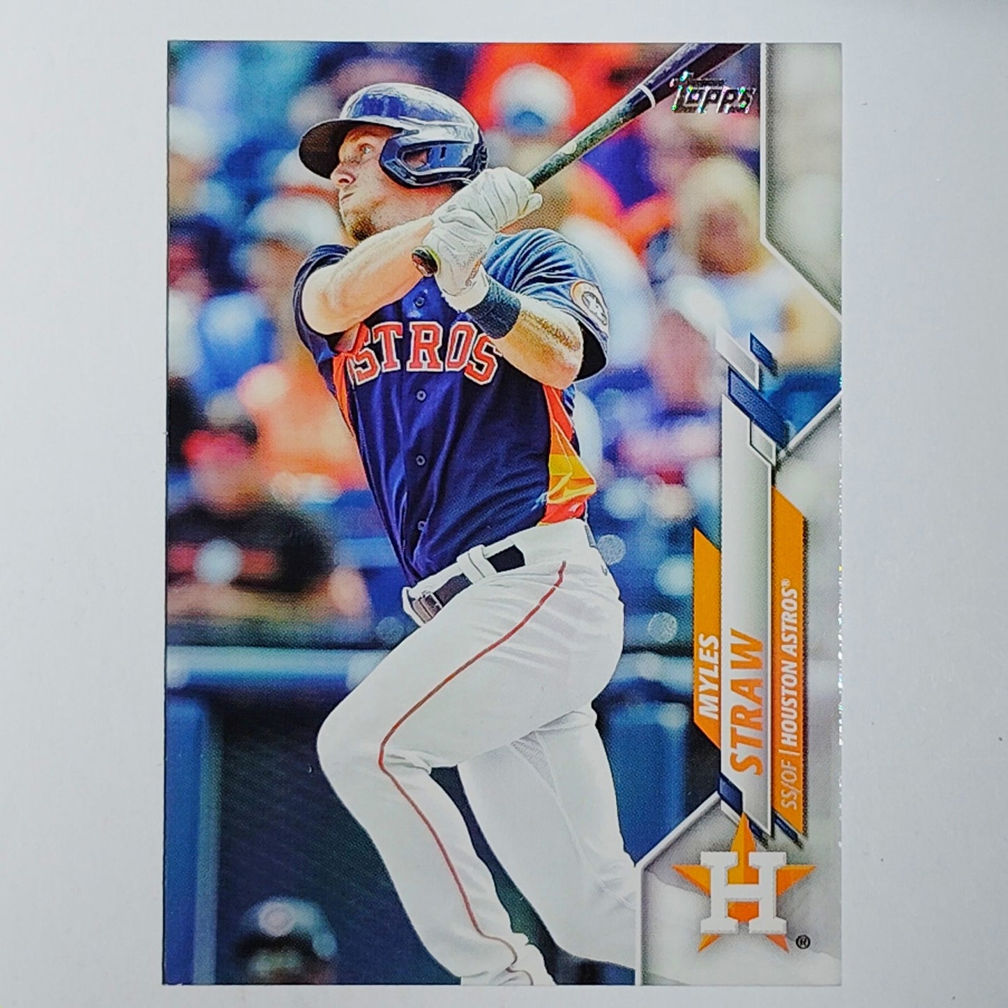 2020 Topps Update #U-289 Myles Straw Houston Astros Shortstop/Outfielder VG/EX