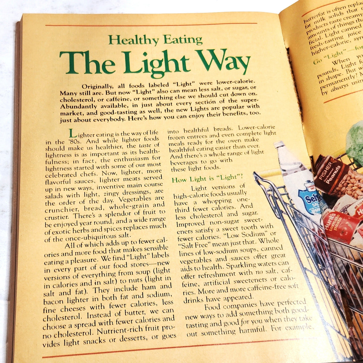 Reader's Digest February 1984 Vintage Magazine Monet Art Print Back Cover