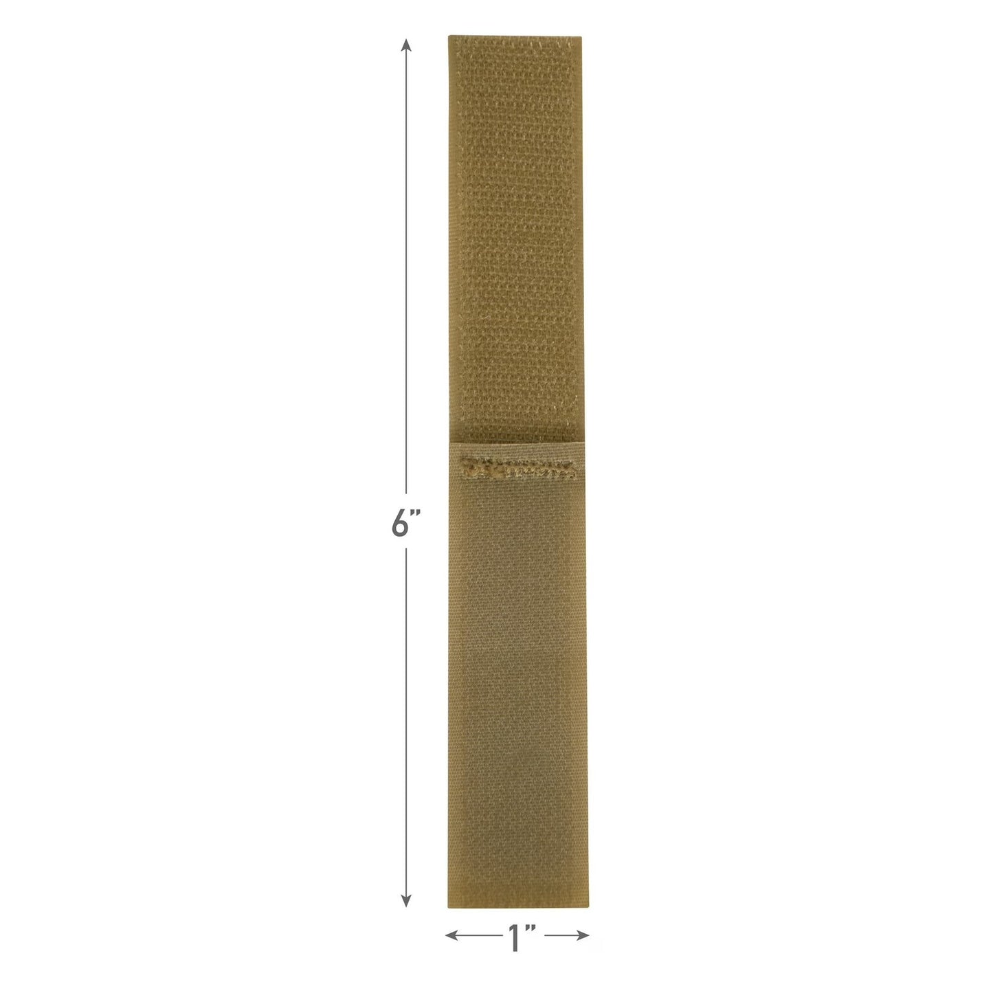 Rothco Web Keeper Straps 4‑Pack Coyote Brown Nylon Webbing Retainers