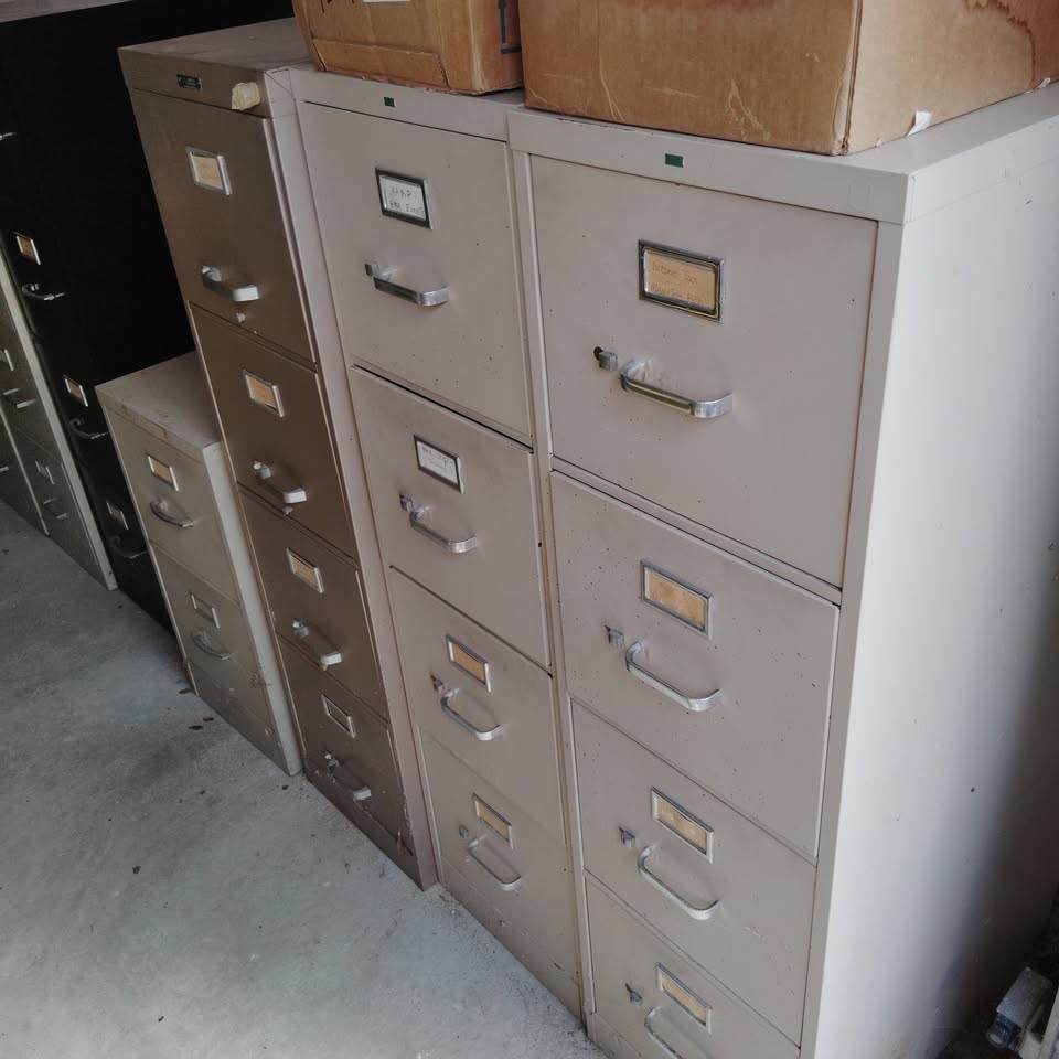 LOCAL PICKUP ONLY - HD Metal 4 Drawer Filing Cabinets Letter Size Deep Drawers