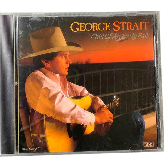 Chill Of An Early Fall, George Strait, 1991 Vintage Music CD, Original Artwork