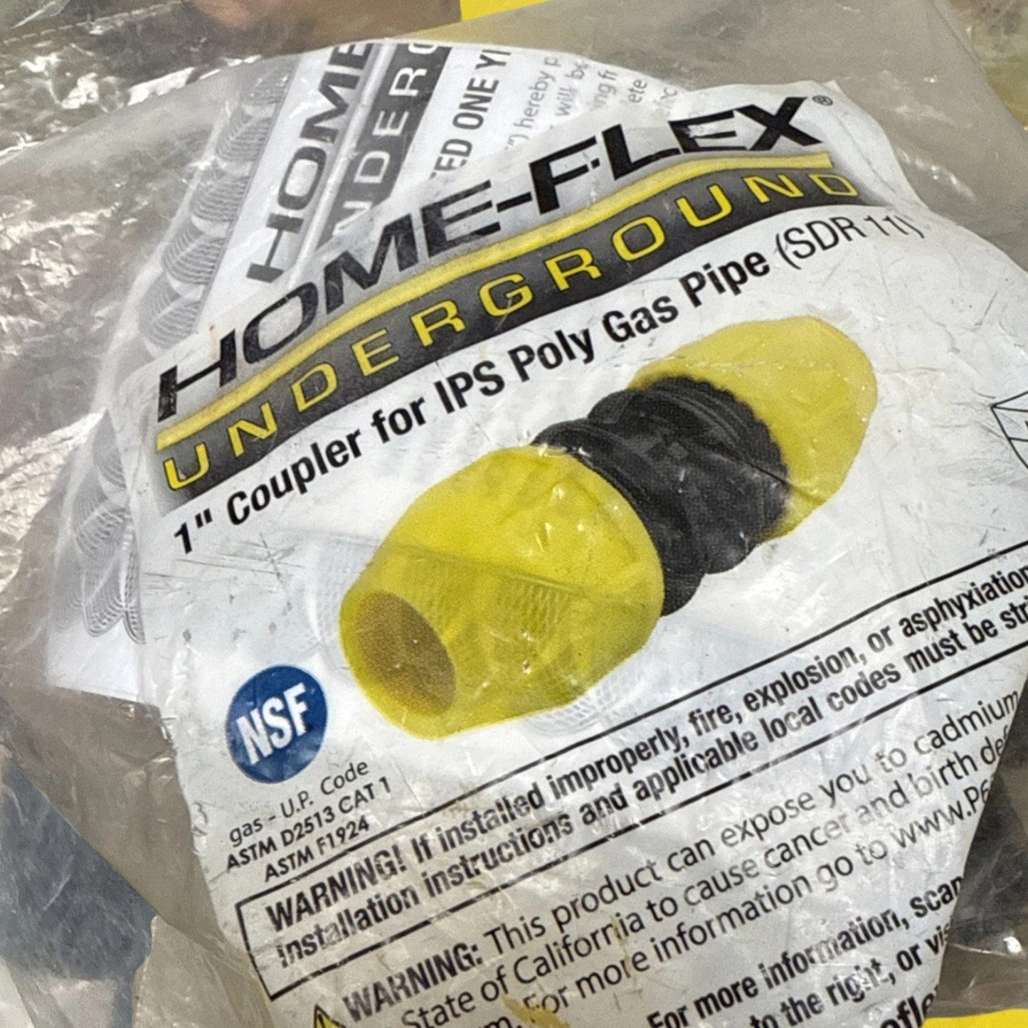 Underground Transition Adapter 1" IPS Polyethylene to 1" IPS Ductile Iron