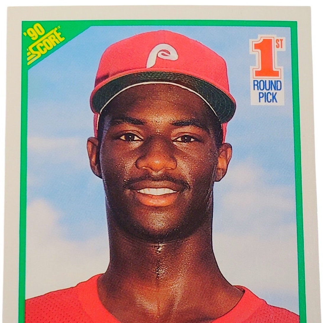 1990 Score Jeff Jackson OF #678 Philadelphia Phillies 1st Round Pick Card NM