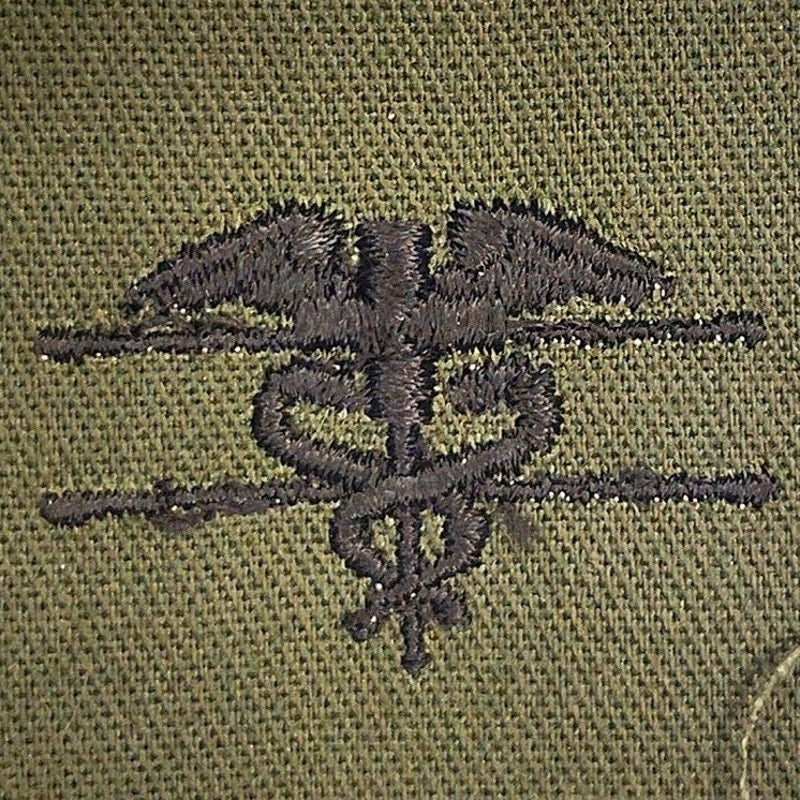 US Army Subdued Expert Field Medical Badge EFMB ODG Twill Sew On Fatigue Patch