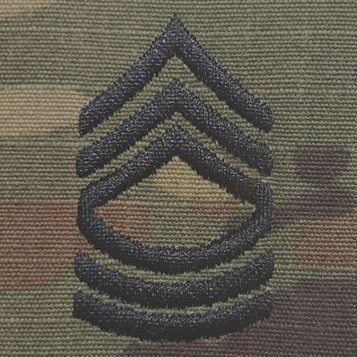 U.S. Army Master Sergeant (MSG) Patch OCP Scorpion W2, 2"×2" Hooked Device – E‑8