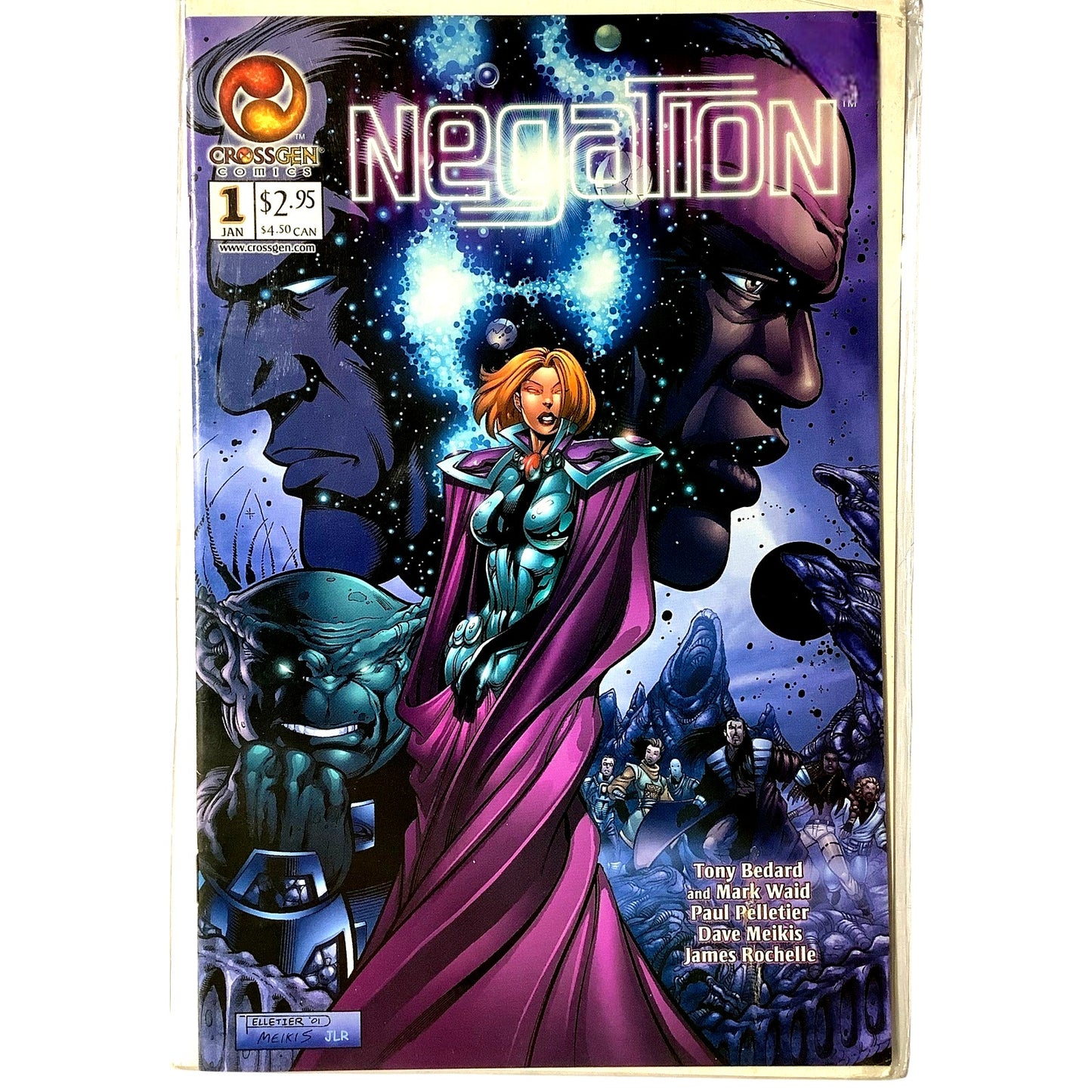 Crossgen Comics, Negation #1, Dec 2001, NM 9.4 by Bedard, Waid, Meiki, Rochelle