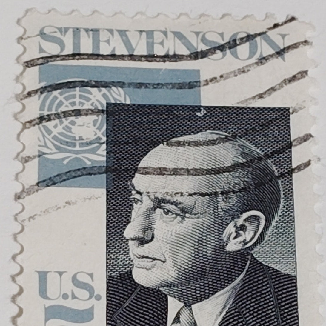 1965 Scott #1275 – 5¢ Adlai Stevenson / UN Ambassador Memorial – Canceled