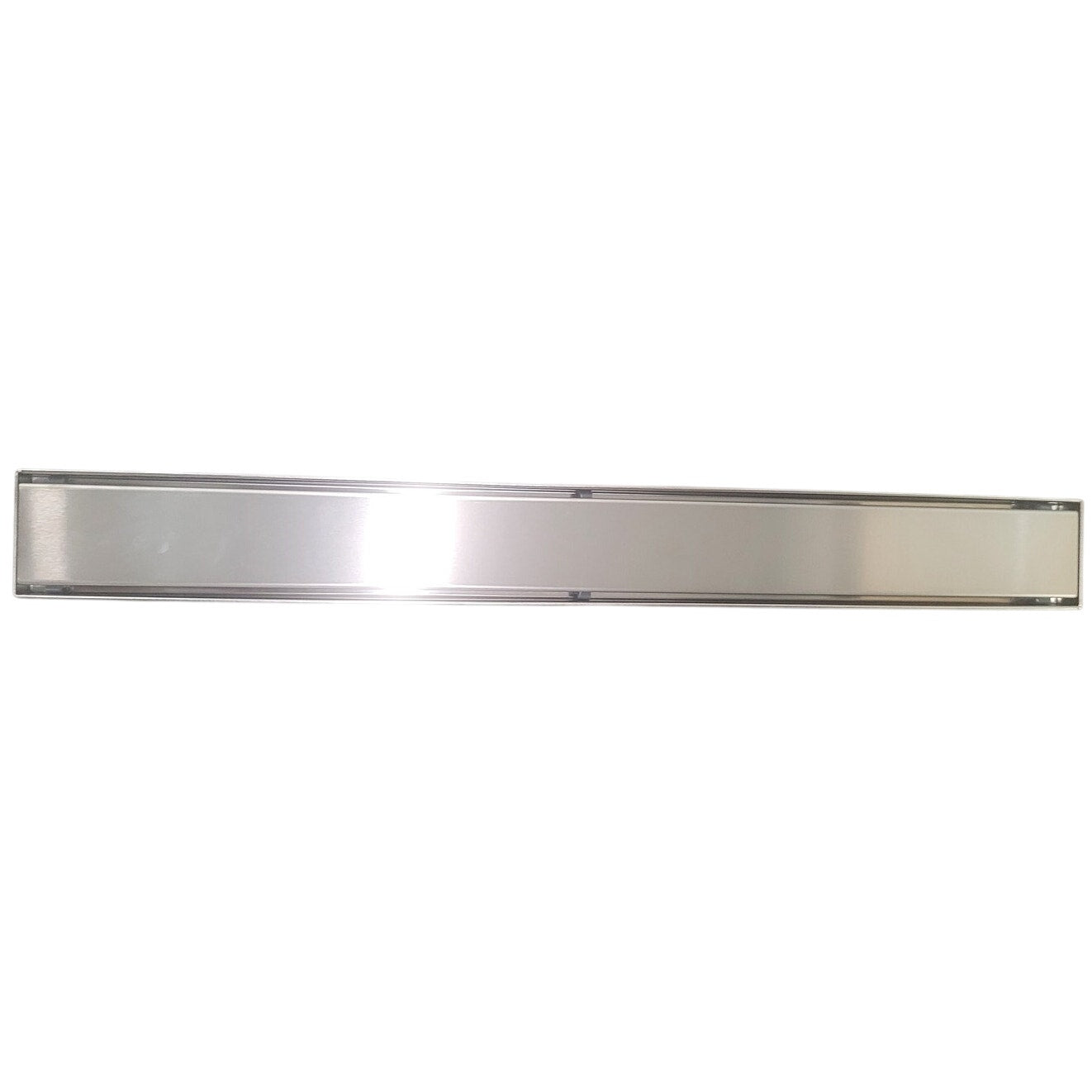 Rainlex 24" Stainless Steel Linear Shower Drain – Tile-in Cover, Brushed Nickel