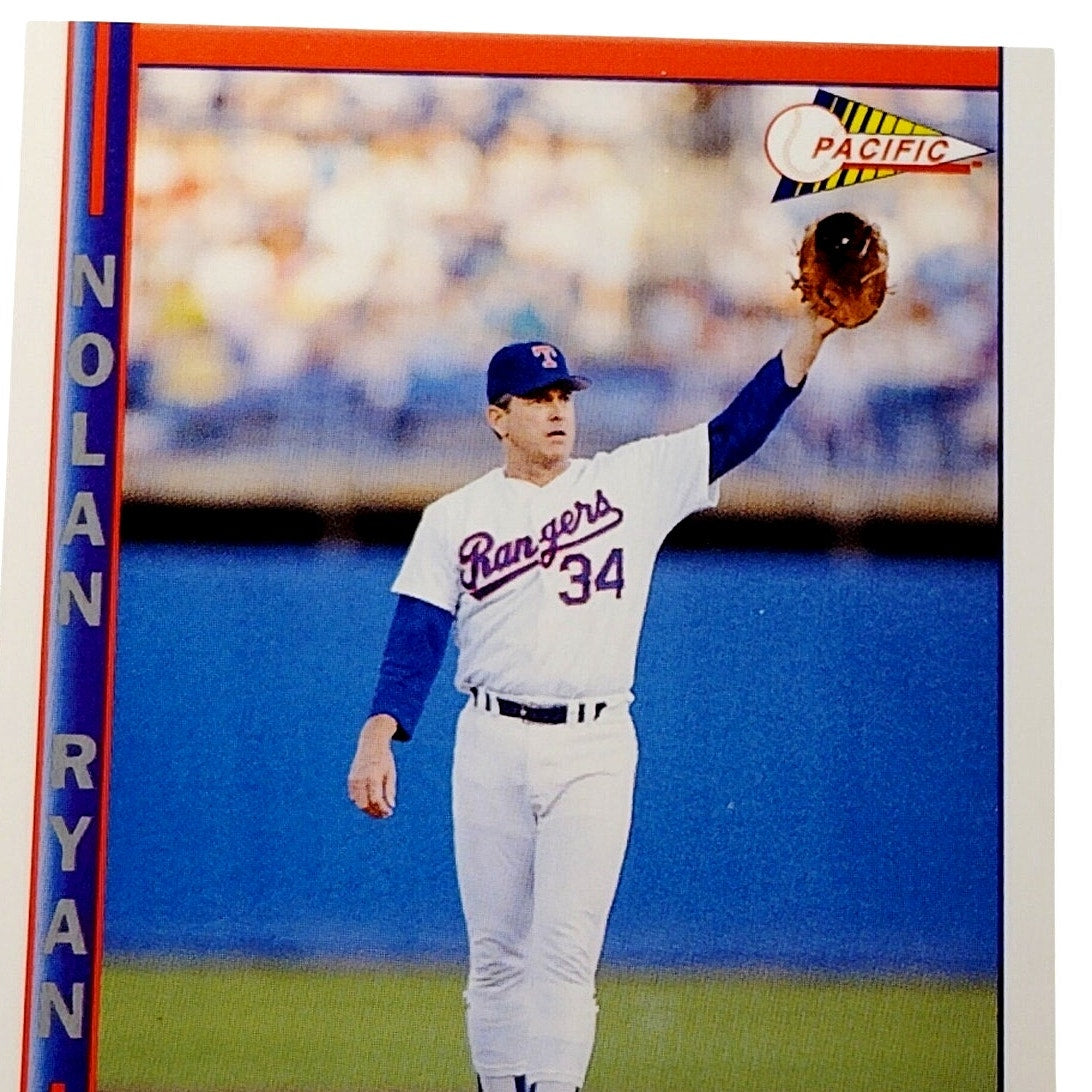 1993 Pacific Texas Express Nolan Ryan 232 Texas Rangers Pitcher Baseball Card NM