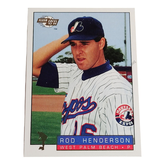 Rod Henderson, West Palm Beach Expos, No. 226,  93-94 Fleer Excel Minor Leagues