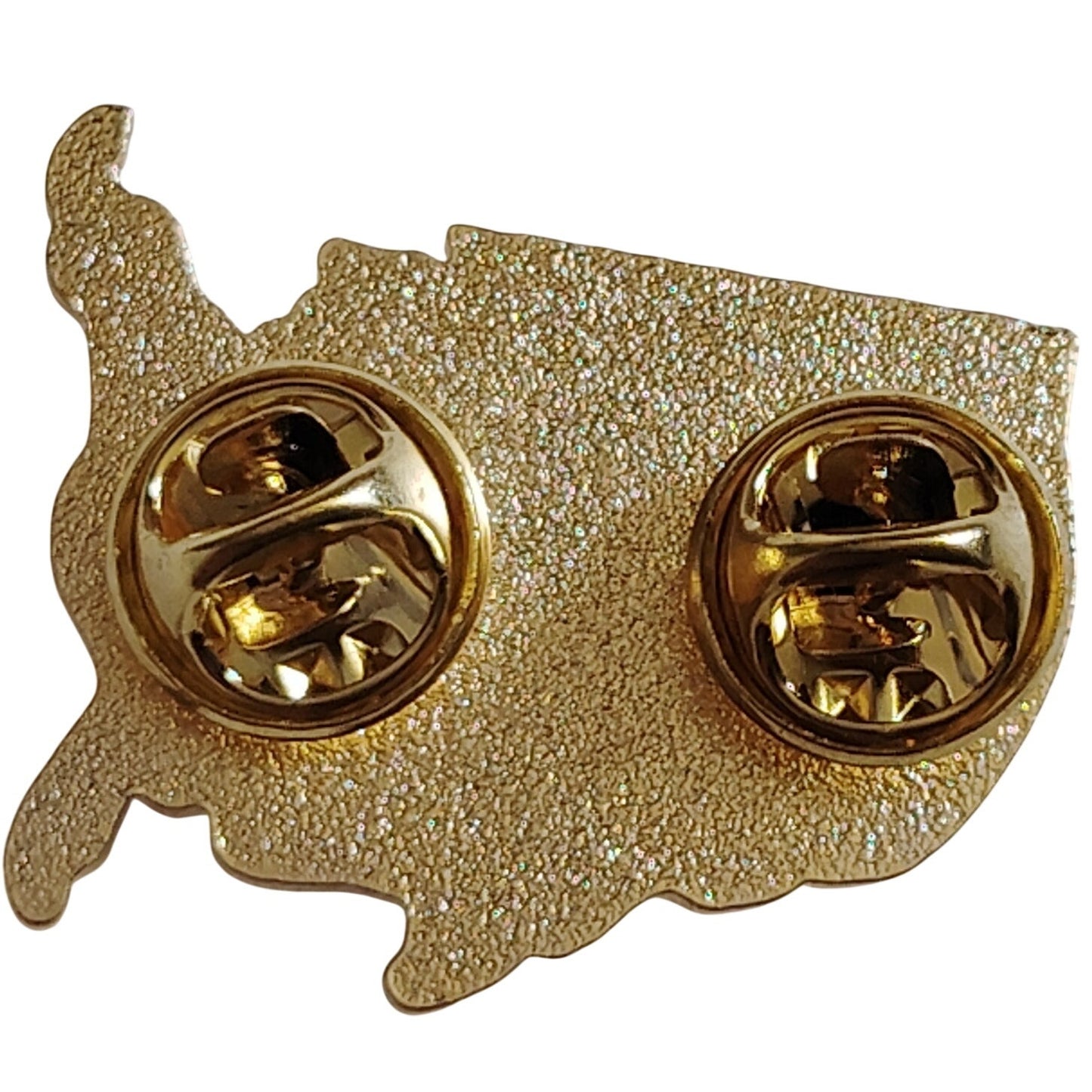 USA “The Greatest” Map Novelty Hat Lapel Pin American Flag Patriotic 1‑1/4" × 1"