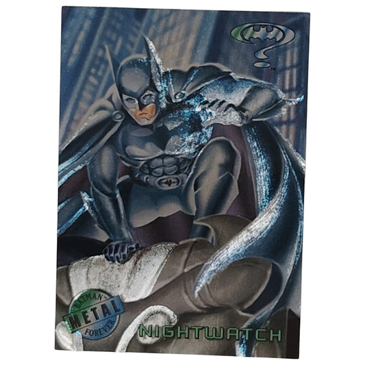 Sentinel 1995, Nightwatch, Metal Collector’s Card #38, Batman Forever, DC Comics