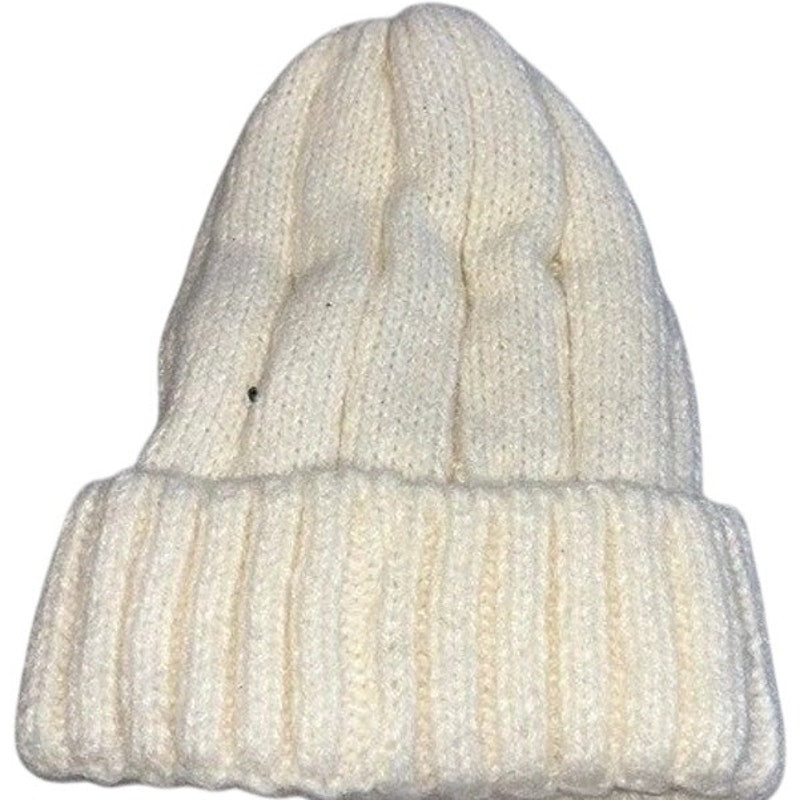 Nordstrom BP. Ivory Beanie Cap – One Size – Soft Stretch Knit, 100% Acrylic