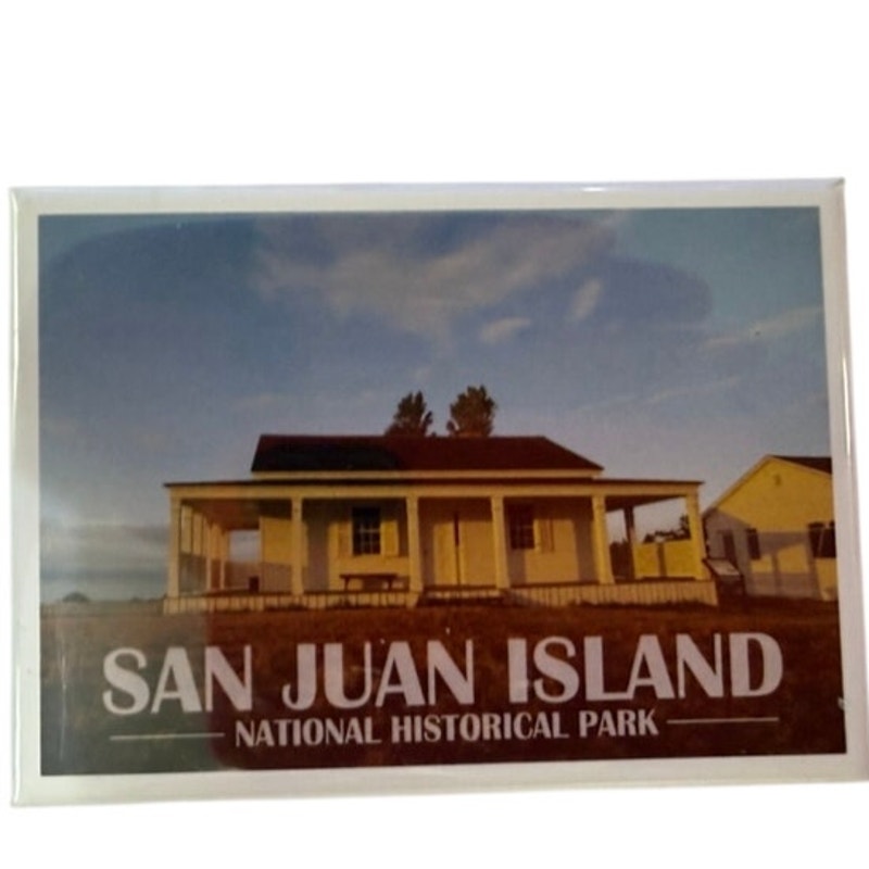 Historic San Juan Island National Park Acrylic Fridge Magnet