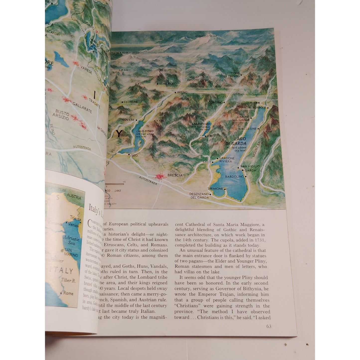 National Geographic Magazine – July 1968, Canadian North, Italy’s Lakes, Hyenas