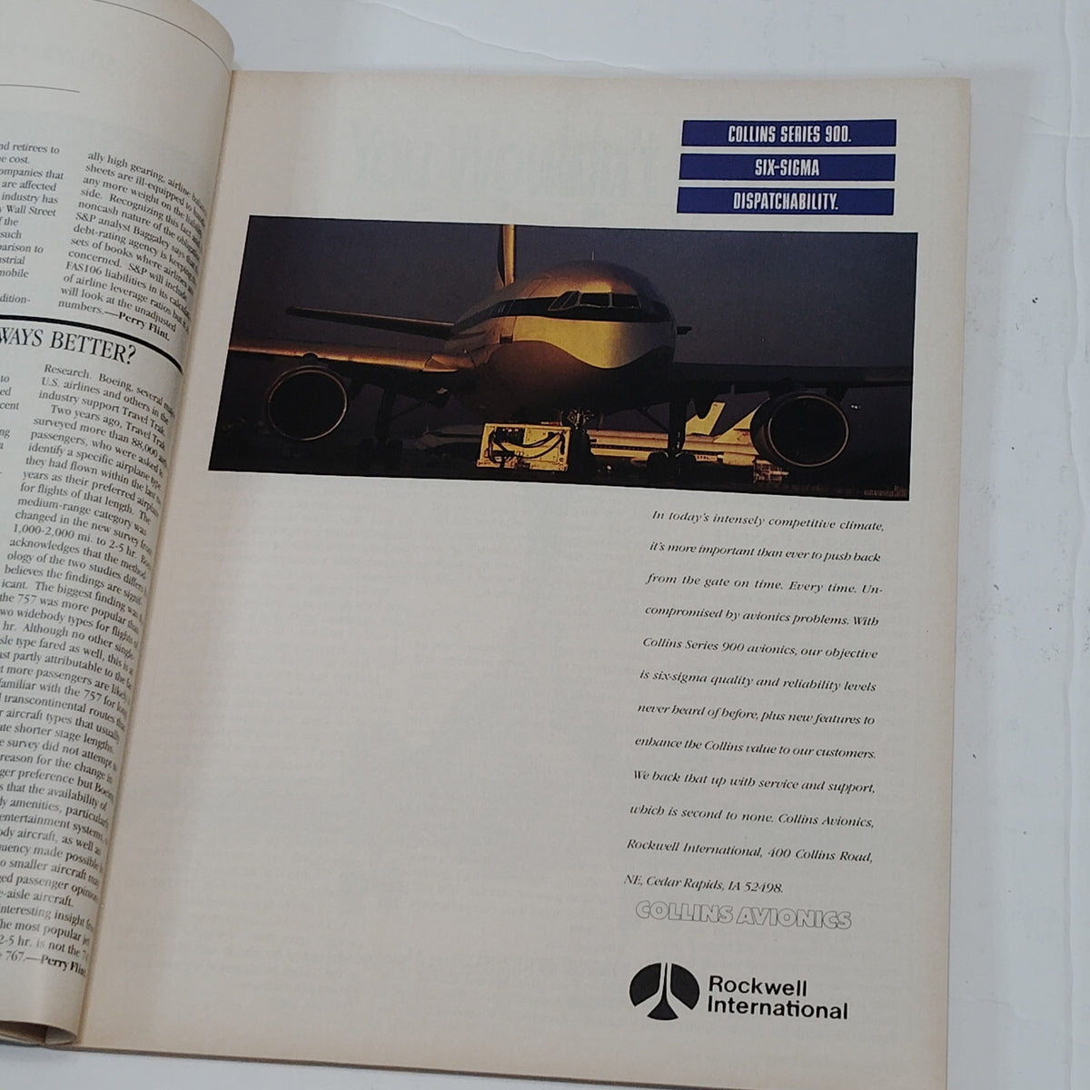 Air Transport World Magazine - Feb 1993 - British Airways Tailfin Cover