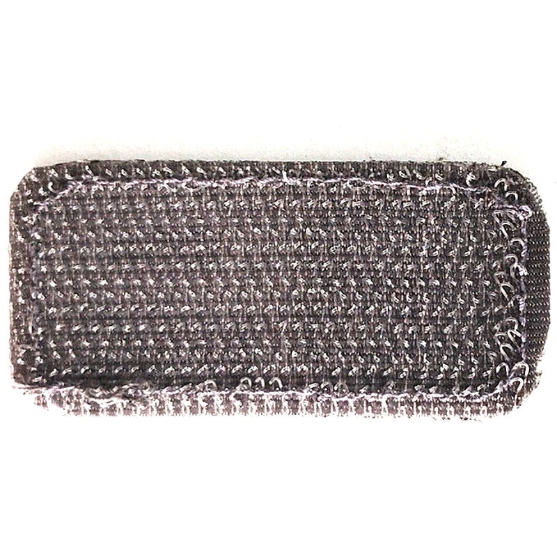 B‑ NEG Blood Type Novelty Patch ACU Black on Silver 2" × 1" Hook Back
