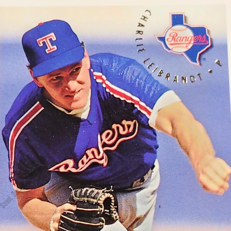 Charlie Leibrandt, Texas Rangers, #312, 1994 Fleer Baseball Collector's Card