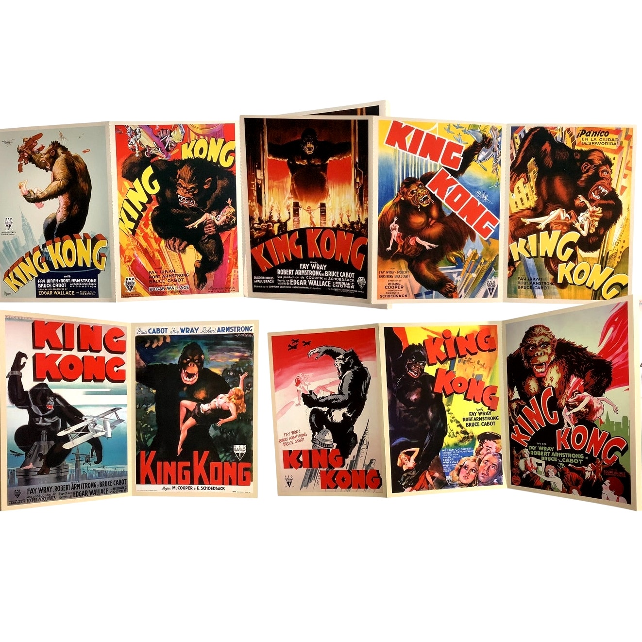 King Kong Gift Box (Tin), 3 Movies with Many Extra Memorabilia Items, 2005, NIB