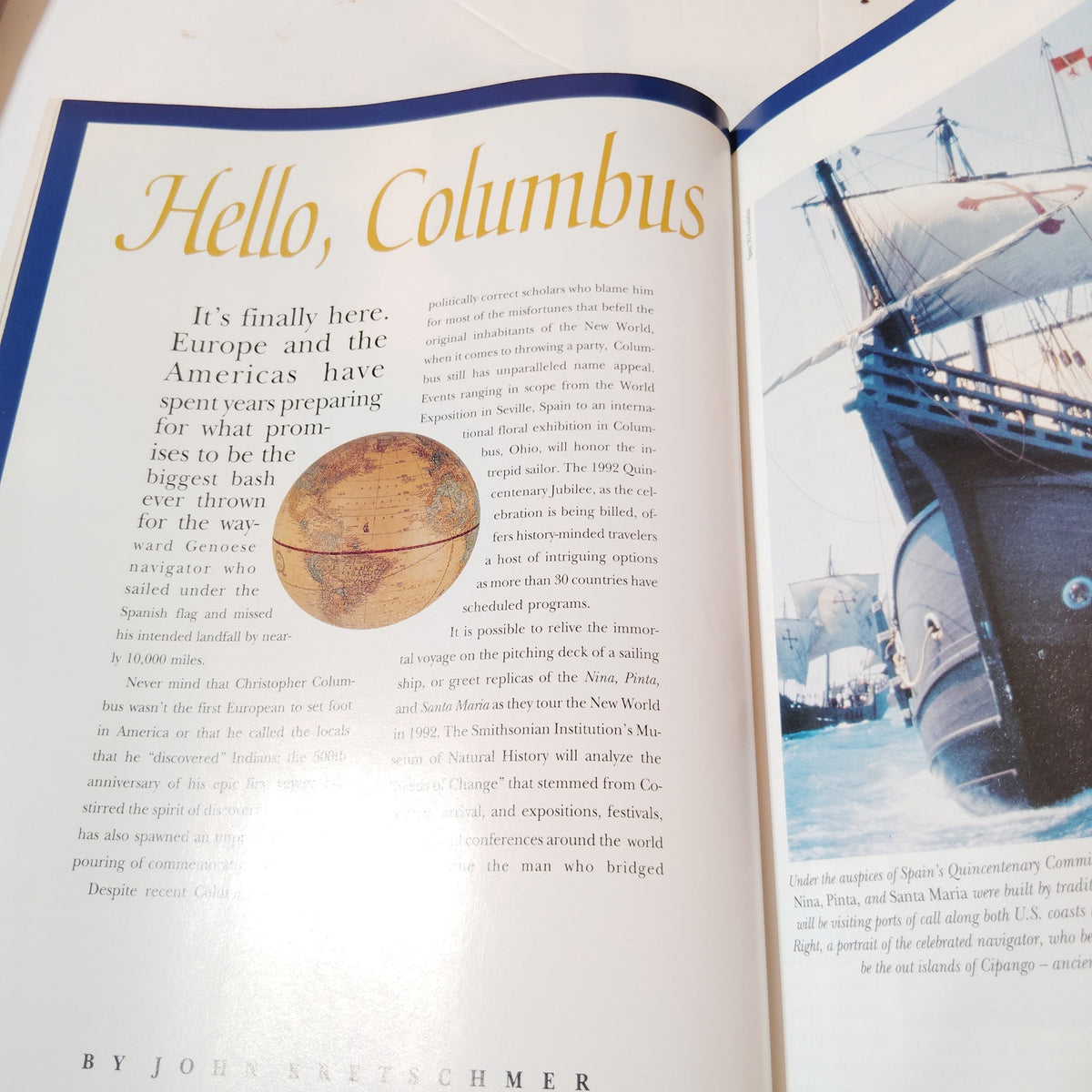 Delta SKY Magazine - March 1992 - Columbus Quincentenary, Alaska Highway