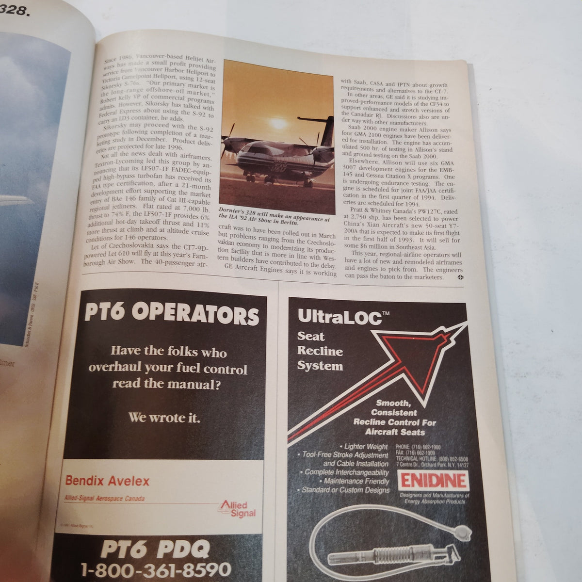 Air Transport World Magazine - May 1992 - Vintage Aviation Periodical