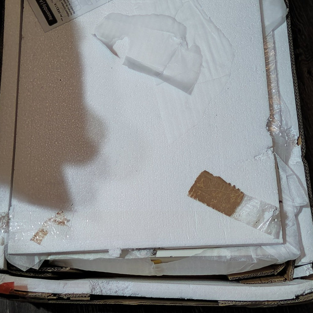 Floating Fold Down Desks with Built-In Storage, Antique White 36"D x 22"W x 58"H