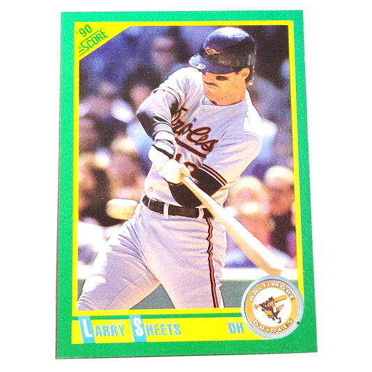 1990 Score Larry Sheets Card No. 111 Baltimore Orioles OF VG/EX