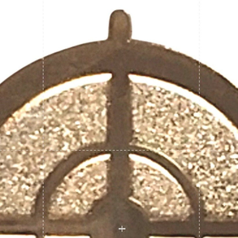 Sniper Scope Target Novelty Tie Tack, Hat or Lapel Pin 13/16", Gold Finish