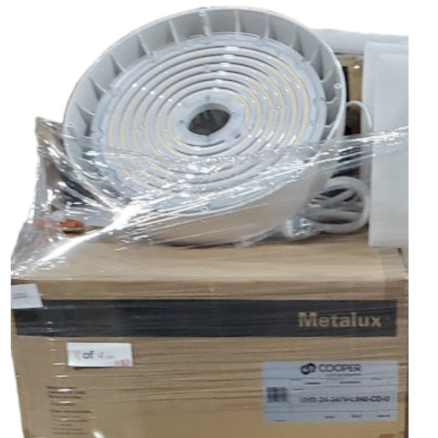 COOPER LED ROUND HIGH BAY, 4000K, UHB-24-347V-L840-CD-U, WHITE, 24000 LUMENS