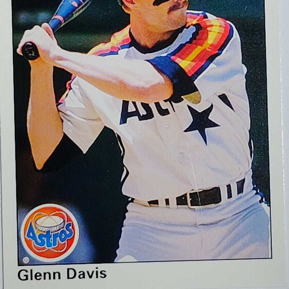 1990 Upper Deck Glenn Davis #245 Houston Astros First Base Power Hitter - VG/EX