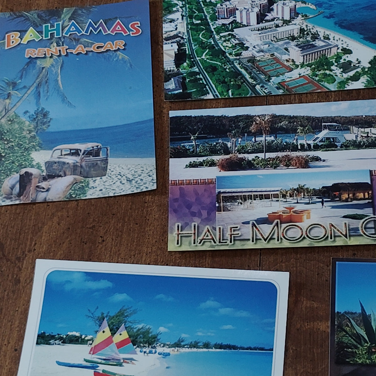 Vintage Bahamas Postcards - Set of 10 Unused Scenic Ephemera Collection