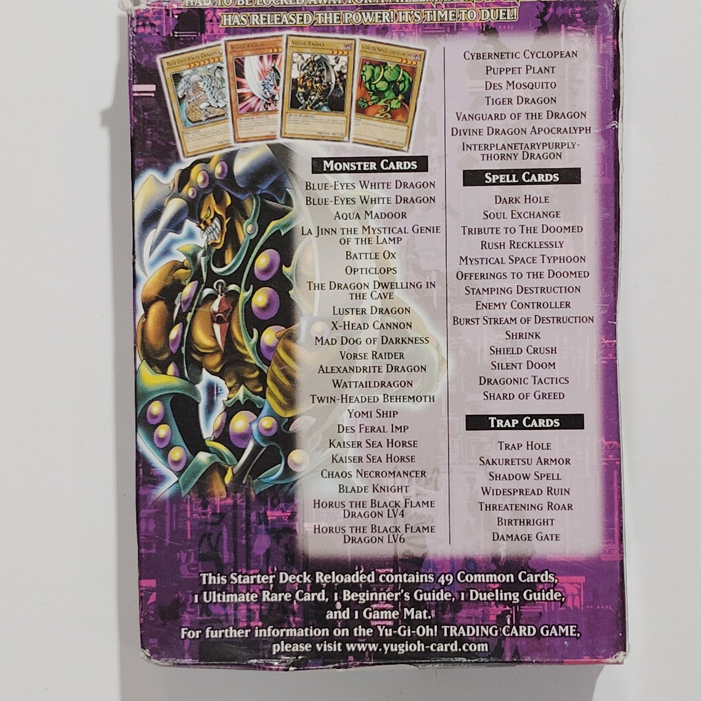 Yu-Gi-Oh! Starter Deck: Kaiba Reloaded – English – 42/50 Cards – Opened