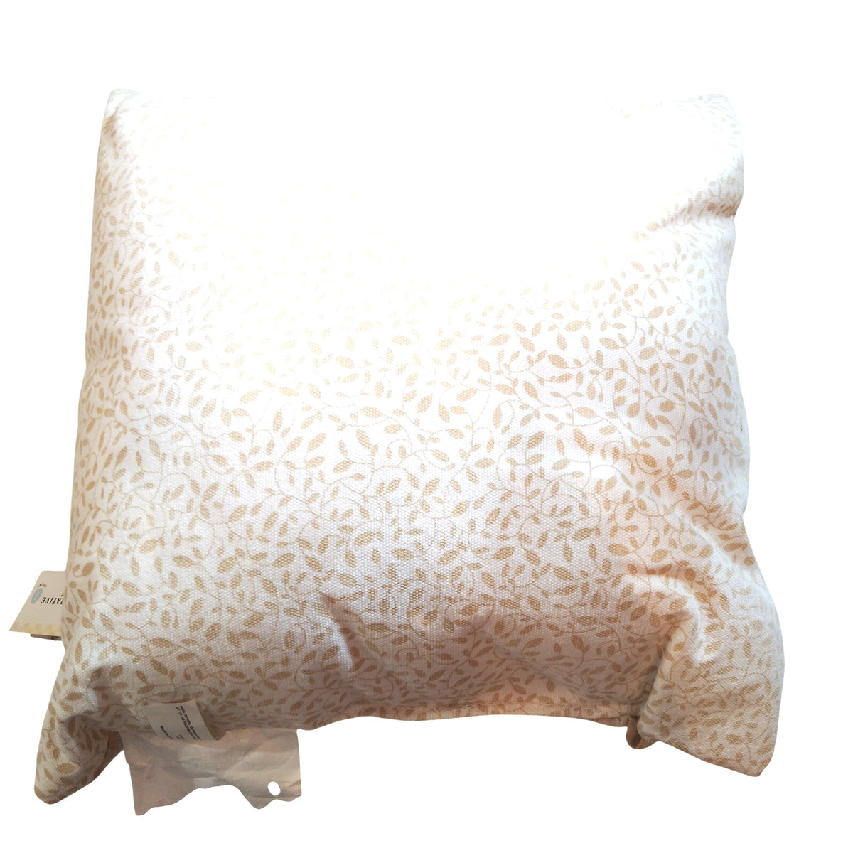 Taupe Bunny 14x14 Decorative Throw Pillow Pom Pom Tail Spring