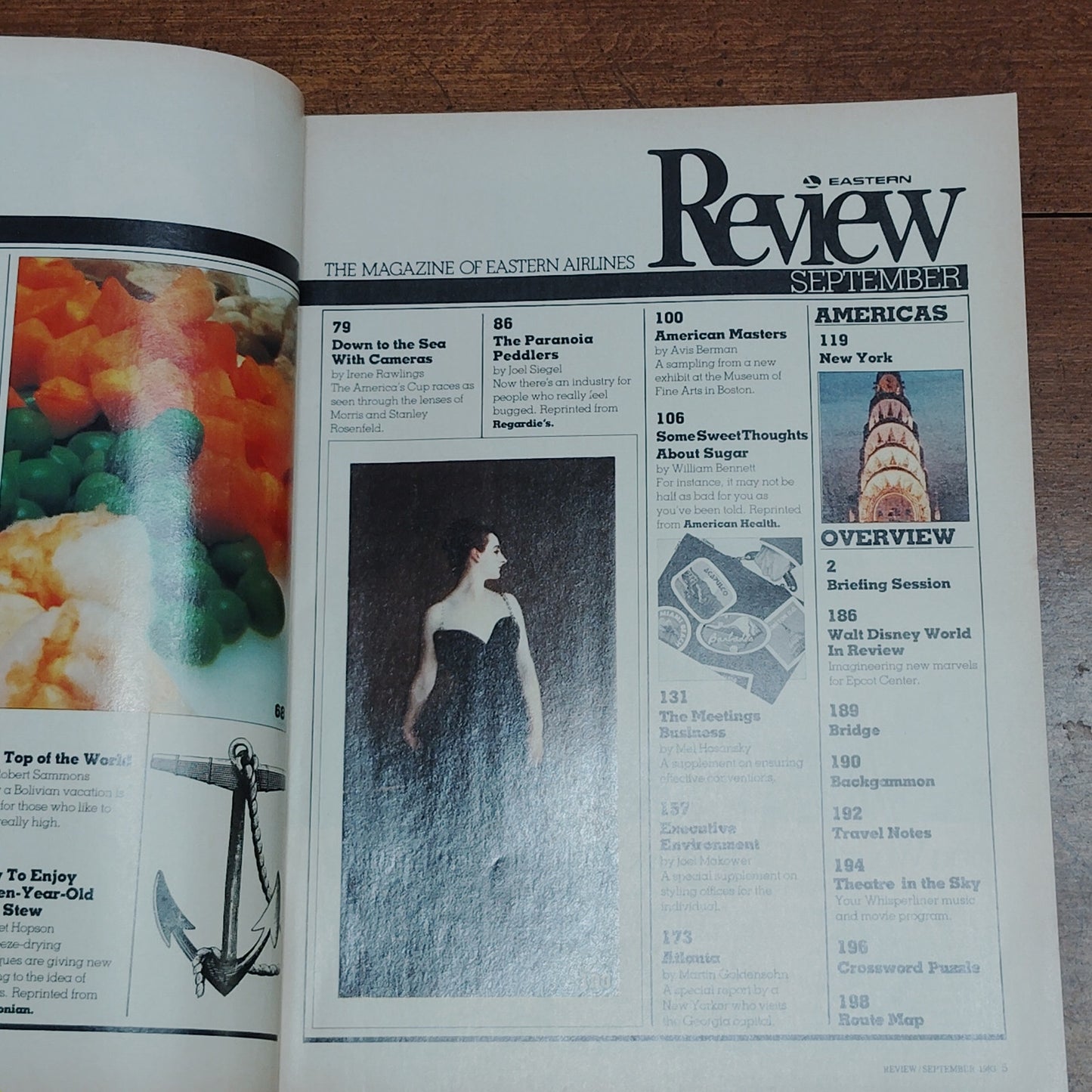 Eastern Review Magazine, September 1983 - Vintage In-Flight Publication