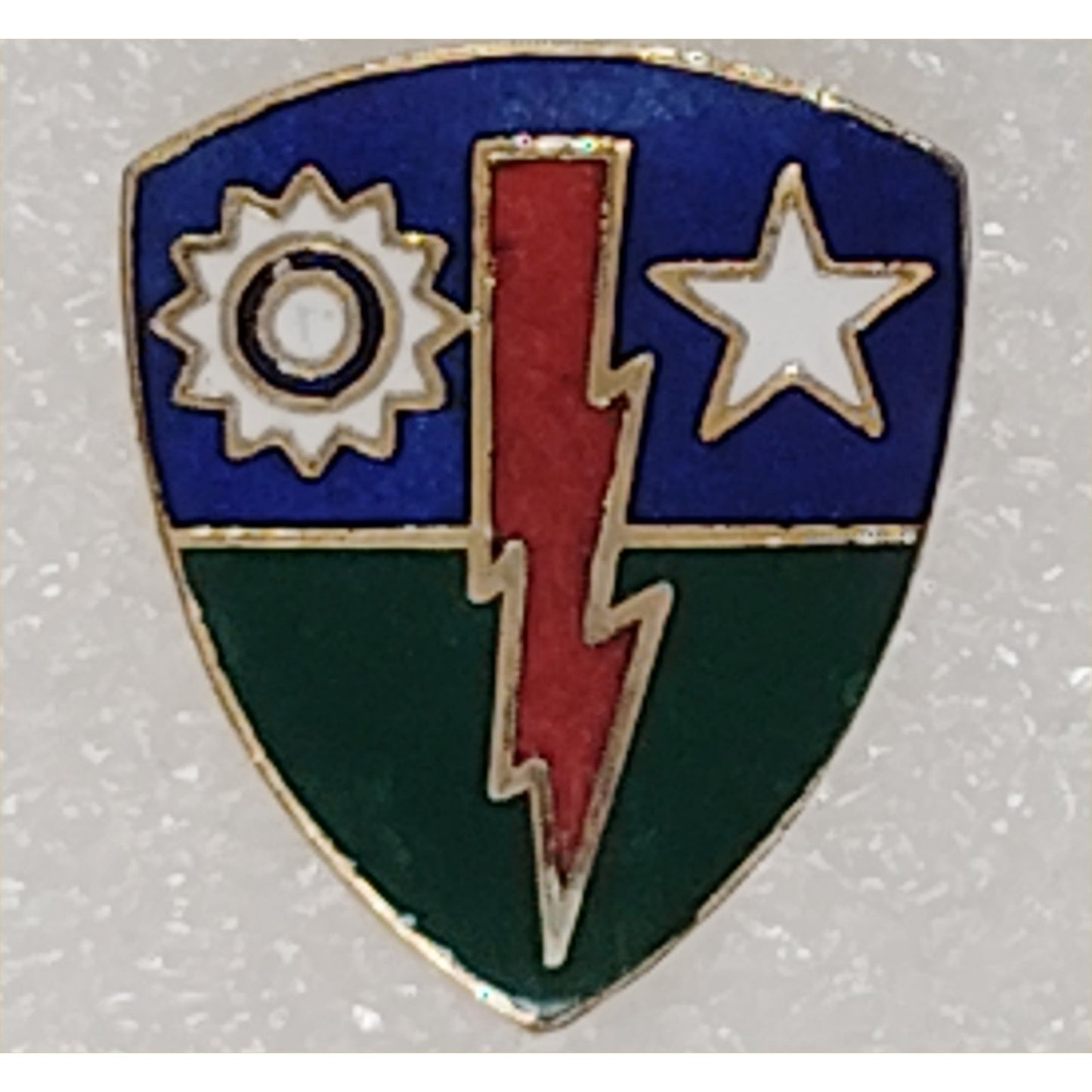 75th Ranger Regiment Unit Crest Novelty Hat/Lapel/Brooch Pin, Enamel Metal